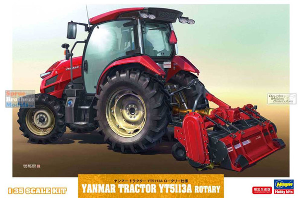 HAS66106 1:35 Hasegawa Yanmar Tractor YT5113A Rotary