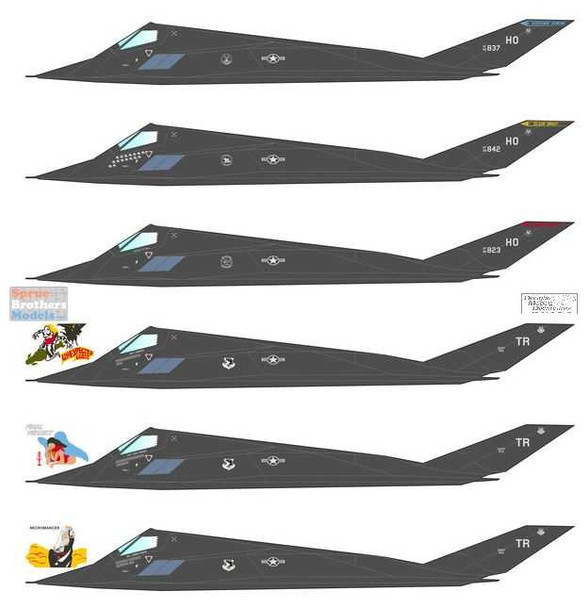 CARCD72099 1:72 Caracal Models Decals - F-117 Nighthawk