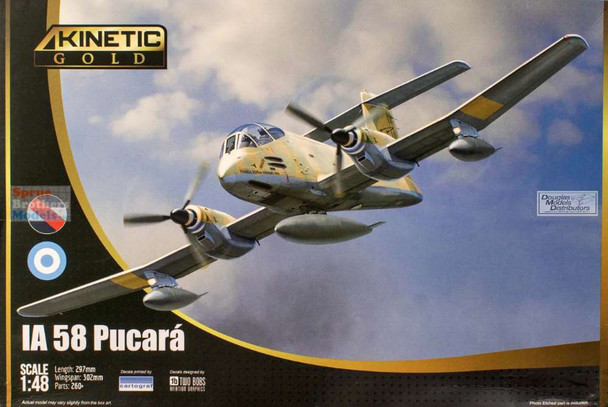 KIN48078 1:48 Kinetic IA-58 Pucara