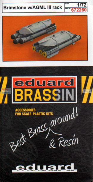 EDU672260 1:72 Eduard Brassin Brimstone with AGML III Rack Set