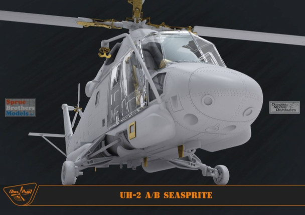 CLPCP72002 1:72 Clear Prop Models UH-2A UH-2B Seasprite