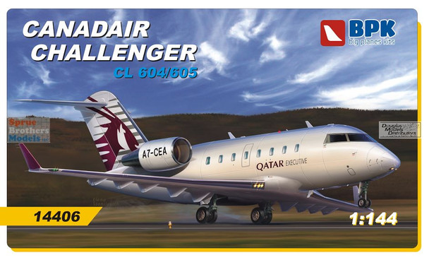 BPK14406 1:144 Big Planes Kits Canadair Challenger CL604/605