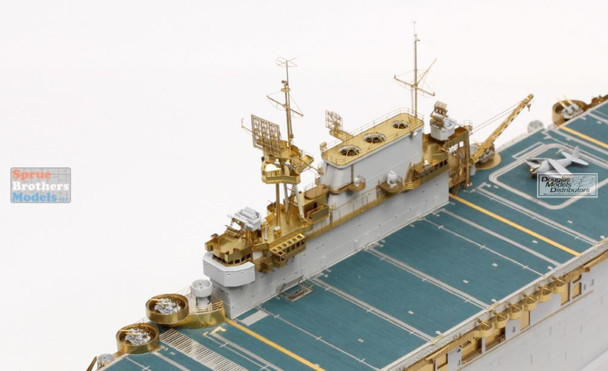 PONF37031FN 1:350 Pontos Model Advanced Detail Set - USS Enterprise CV-6 1942 with Teak Tone Wooden Deck (TRP/ILK kit)