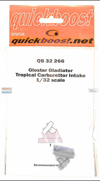 QBT32266 1:32 Quickboost Gloster Gladiator Tropical Carburetor Intake (ICM kit)