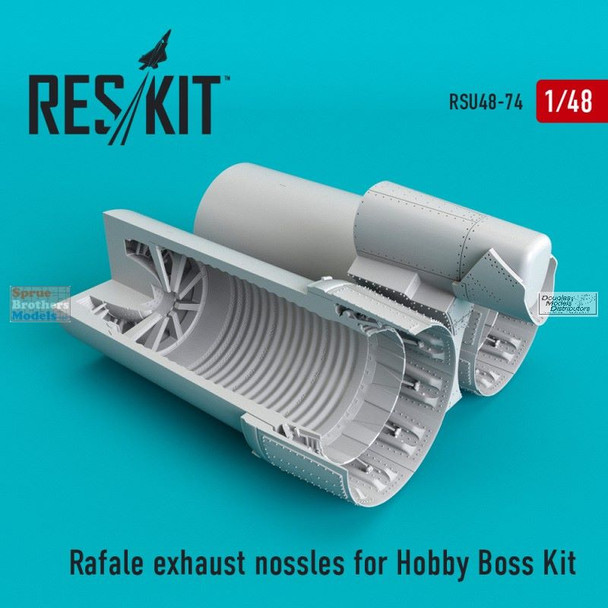 RESRSU480074U 1:48 ResKit Rafale Exhaust Nozzle (HBS Kit)