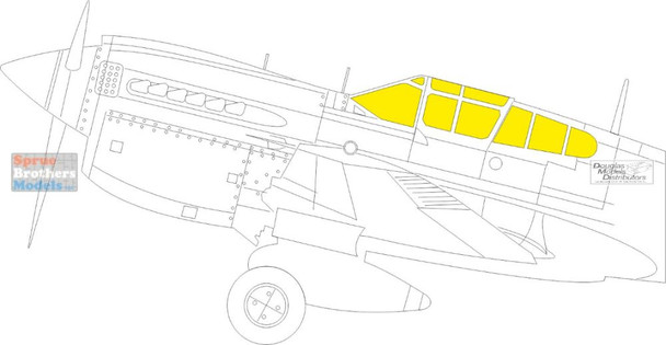 EDUJX276 1:32 Eduard Mask - P-40M Warhawk TFace (TRP kit)