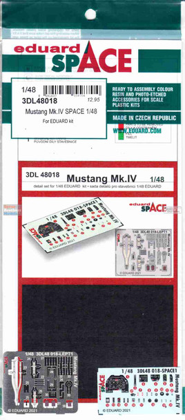 EDU3DL48018 1:48 Eduard SPACE - Mustang Mk.IV (EDU kit)