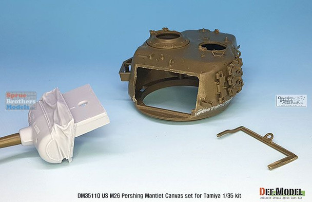 DEFDM35110 1:35 DEF Model M26 Pershing Mantlet Canvas Set (TAM kit)