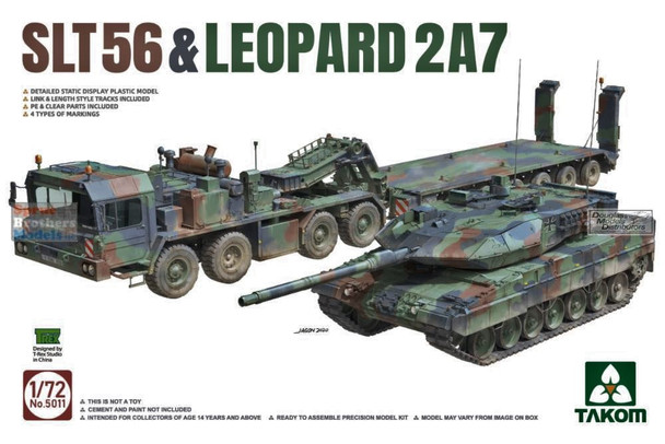 TAK05011 1:72 Takom SLT56 & Leopard 2A7