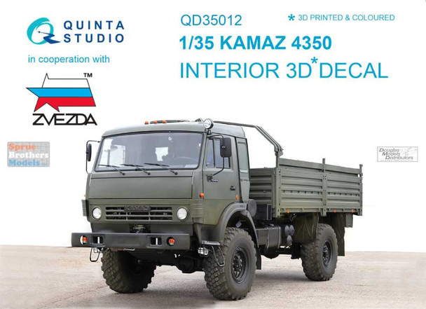 QTSQD35012 1:35 Quinta Studio Interior 3D Decal - Kamov 4350 Truck