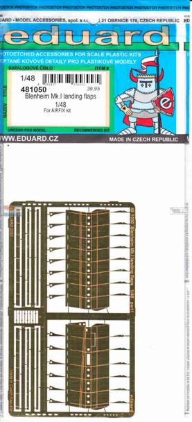 EDU481050 1:48 Eduard PE - Blenheim Mk.I Landing Flaps (AFX kit)