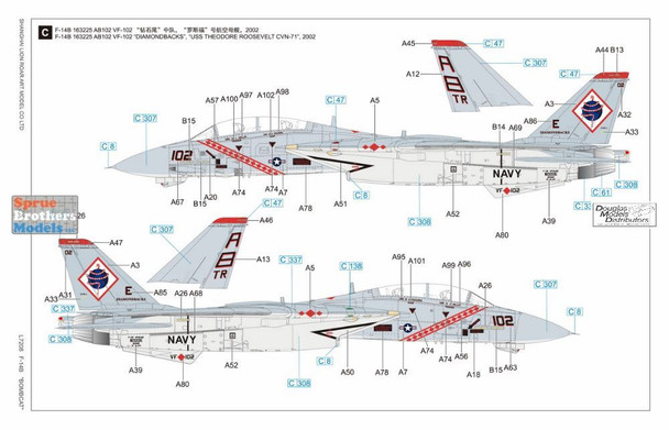 LNRL7208 1:72 Great Wall Hobby F-14B Tomcat "Bombcat"