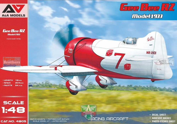 MDVAAM4805 1:48 Modelsvit A&A Models Gee Bee R2 Model 1933