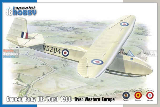 SPH48203 1:48 Special Hobby Grunau Baby IIB/Nord 1300 'Over Western Europe'