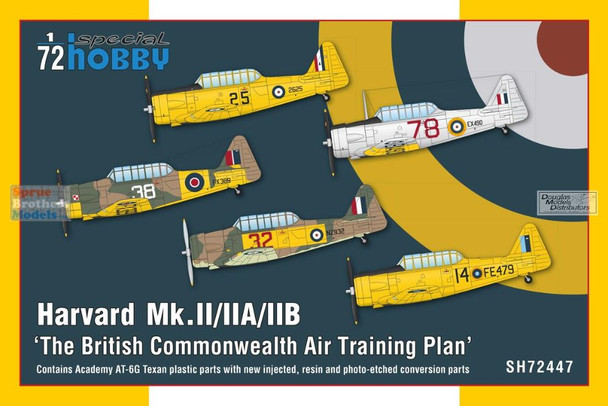 SPH72447 1:72 Special Hobby Harvard Mk.II/IIA/IIB ‘The British Commonwealth Air Training Plan’