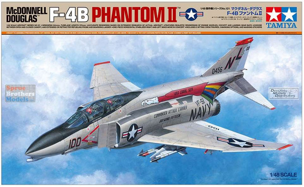 TAM61121 1:48 Tamiya F-4B Phantom II