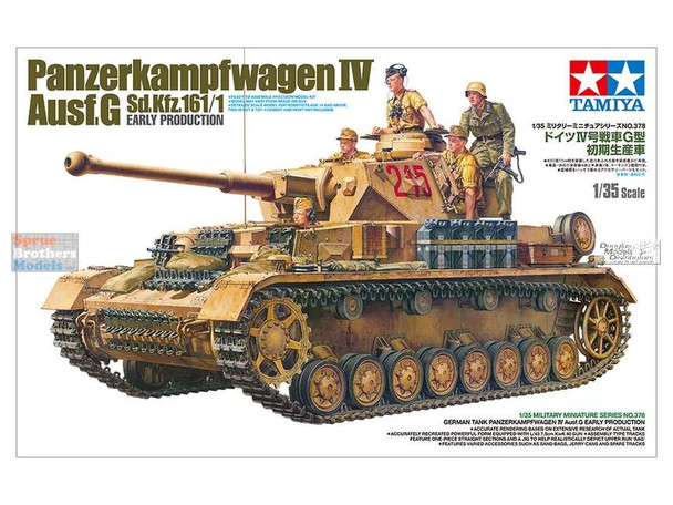 TAM35378 1:35 Tamiya German Panzer IV Ausf.G Sd.Kfz.161/1 Early Production