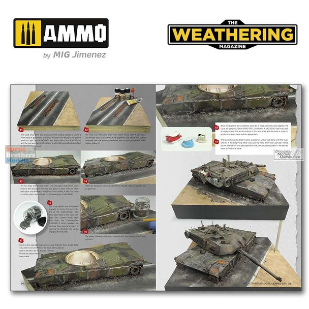AMM4532 AMMO by Mig The Weathering Magazine #33 Burned Out