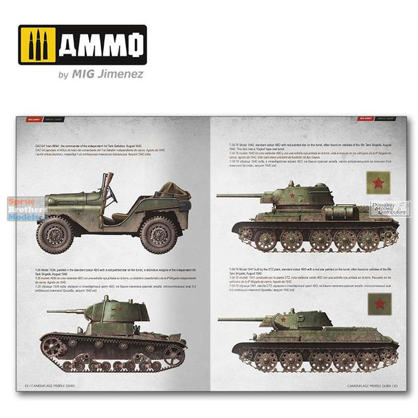 AMM6146 AMMO by Mig - Stalingrad Vehicles Colors - German and Russian Camouflages in the Battle of Stalingrad