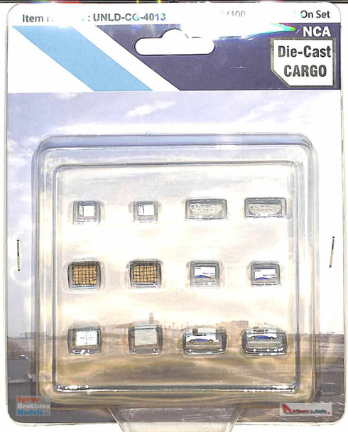 FTWCG4013 1:400 Fantasy Wings NCA Cargo Add On Set (12 pcs) (pre-painted/pre-built)