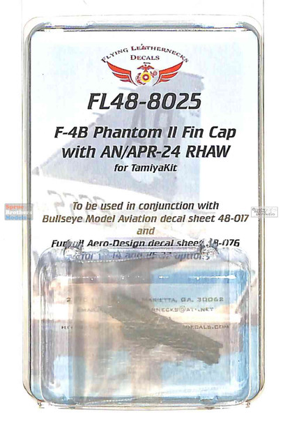 ORDFL488025 1:48 Flying Leathernecks F-4B Phantom II Fin Cap with AN/APR-24 RHAW Antenna (TAM kit)