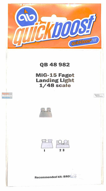 QBT48982 1:48 Quickboost MiG-15 Fagot Landing Lights (BNC kit)