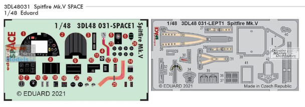 EDU3DL48031 1:48 Eduard SPACE - Spitfire Mk.V (EDU kit)
