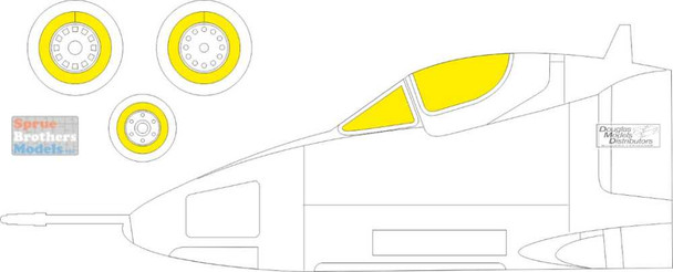 EDUCX602 1:72 Eduard Mask - A-4B Skyhawk (FUJ/H2K kit)