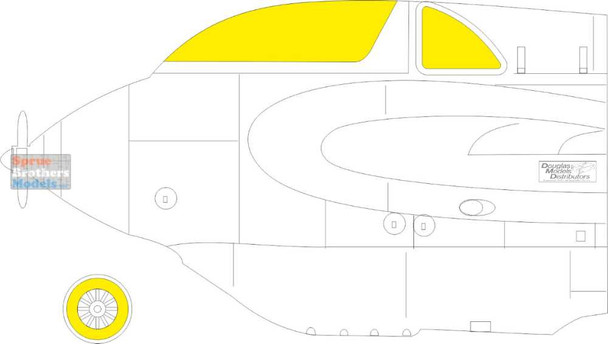 EDUEX795 1:48 Eduard Mask - Me163B Komet TFace (GPT kit)