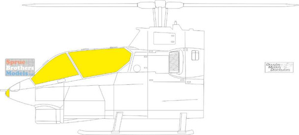 EDUJX280 1:32 Eduard Mask - AH-1G Cobra TFace (ICM kit)