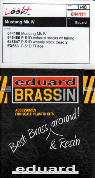 EDU644111 1:48 Eduard LookPlus - Mustang Mk.IV Detail Set (EDU kit)