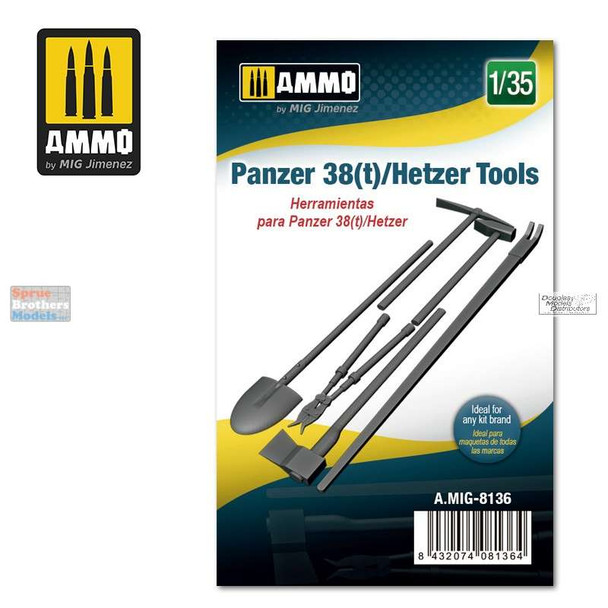 AMM8136 1:35 AMMO by Mig Panzer 38(t)/Hetzer Tools