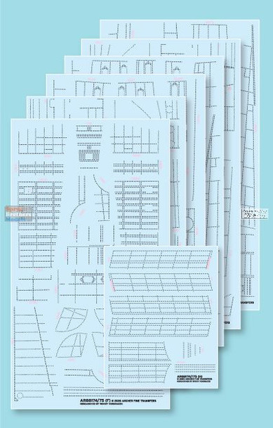 ART88174 1:32 Archer - SBD Dauntless Rivet Panel Skins Set (TRP kit)