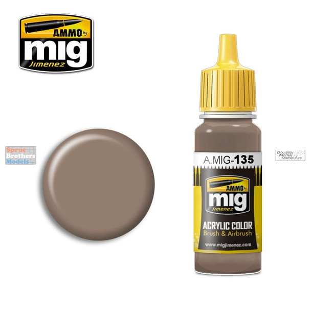 AMM0135 AMMO by Mig Acrylic Color - Burnt Cinnamon (17ml bottle)