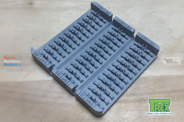 TRXTR35017 1:35 TRex - Opened Clamps Type 1 for WWW2 German Panzer