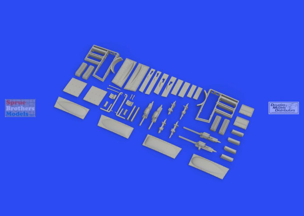 EDU648666 1:48 Eduard Brassin Spitfire Mk.Vc Gun Bays (EDU kit)