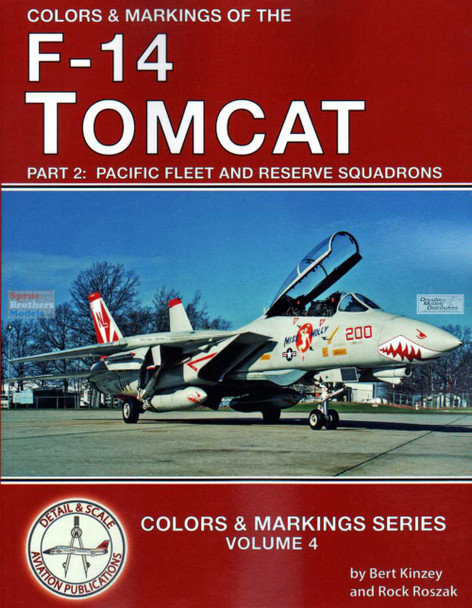 DAS5741 Detail & Scale Books - Colors & Markings of the F-14 Tomcat Part 2: Pacific Fleet and Reserve Squadrons