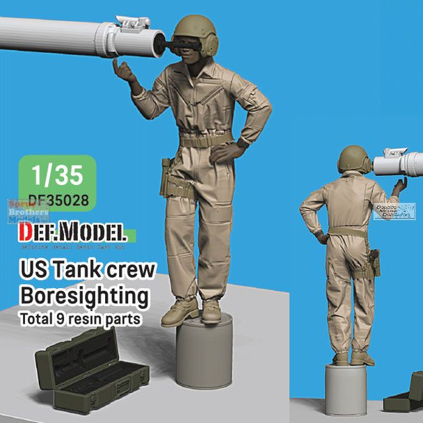 DEFDF35028 1:35 DEF Model Figure - US Tank Crew Boresighting