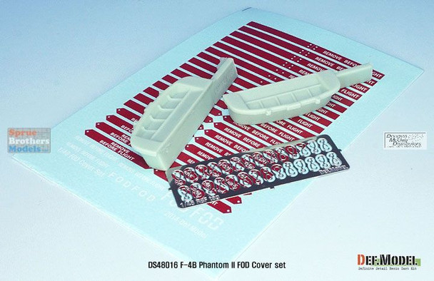 DEFDS48016 1:48 DEF Model F-4B Phantom II FOD Cover Set (TAM kit)