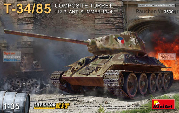 MIA35301 1:35 Miniart T-34/85 Composite Turret 112 Plant Summer 1944 [Interior Kit]