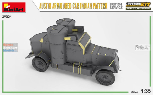 MIA39021 1:35 Miniart Austin Armoured Car Indian Pattern British Service