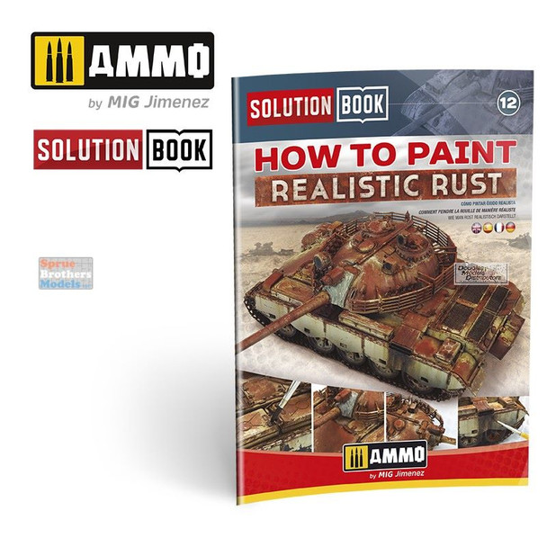 AMM6519 AMMO by Mig Solution Book - How To Paint Realistic Rust