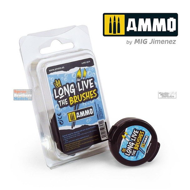 AMM8579 AMMO by Mig - Long Live the Brushes (special brush cleaning soap)