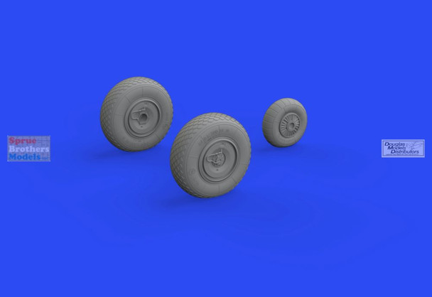 EDU648687 1:48 Eduard Brassin Ar234B Blitz Wheels (HAS/H2K kit)