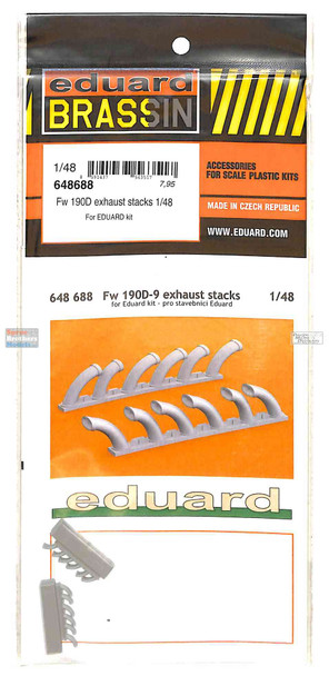 EDU648688 1:48 Eduard Brassin Fw190D Exhaust Stacks (EDU Kit)