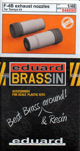 EDU648690 1:48 Eduard Brassin Print - F-4B Phantom II Exhaust Nozzles (TAM kit)