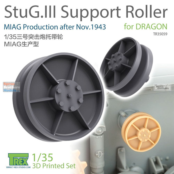 TRXTR35059 1:35 TRex - StuG.III Support Roller MIAG Production after Nov. 1943 (for Dragon)