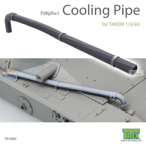 TRXTR16002 1:16 TRex - Panzer Pz.Kpfw I Cooling Pipe Set (TAK kit)