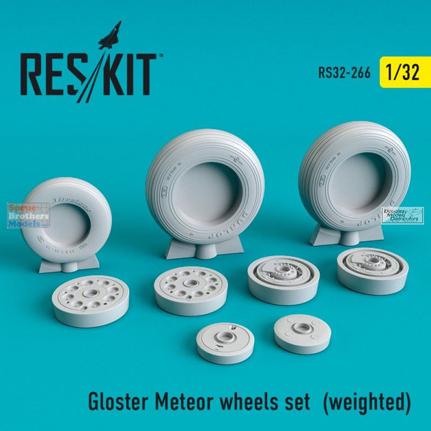 RESRS320266 1:32 ResKit Gloster Meteor Weighted Wheels Set