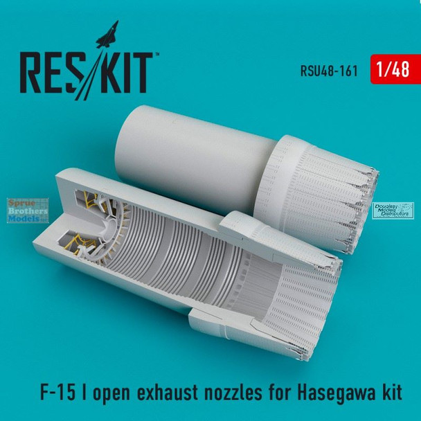 RESRSU480161U 1:48 ResKit F-15I Eagle Open Exhaust Nozzle Set (HAS kit)